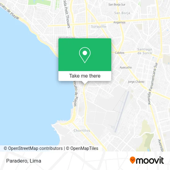 Mapa de Paradero