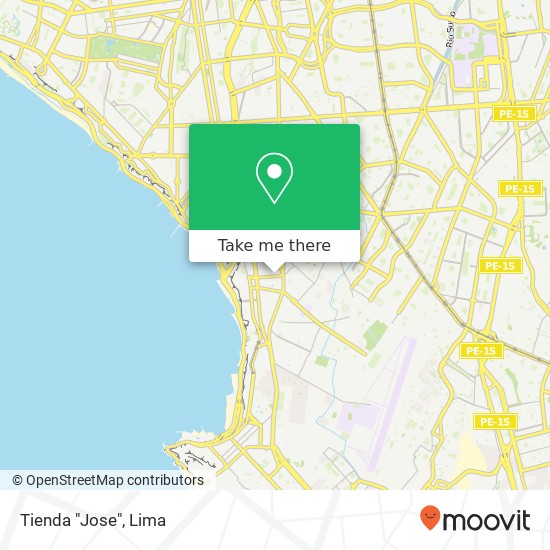 Tienda "Jose" map