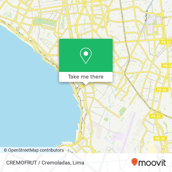 CREMOFRUT / Cremoladas map
