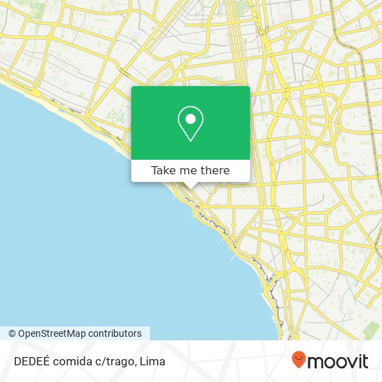 DEDEÉ comida c/trago map