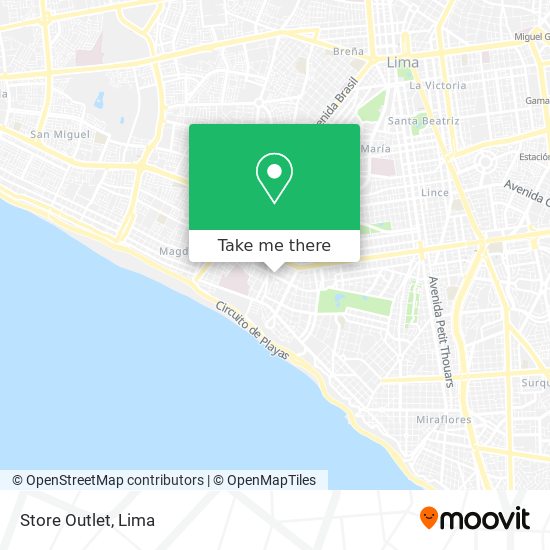 Store Outlet map