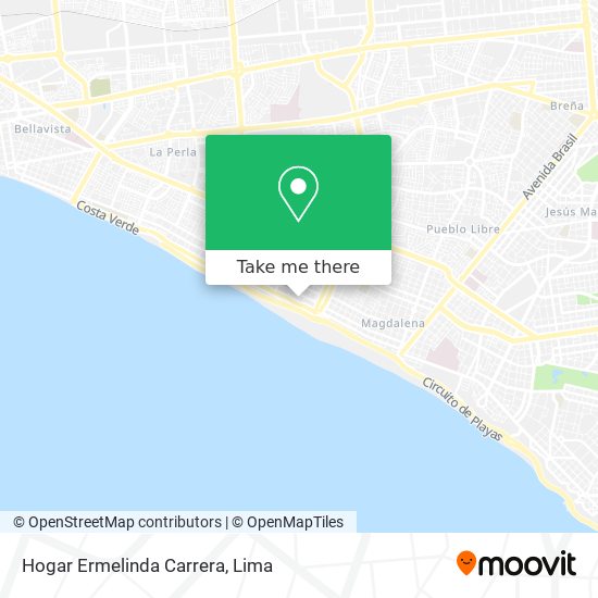 Hogar Ermelinda Carrera map