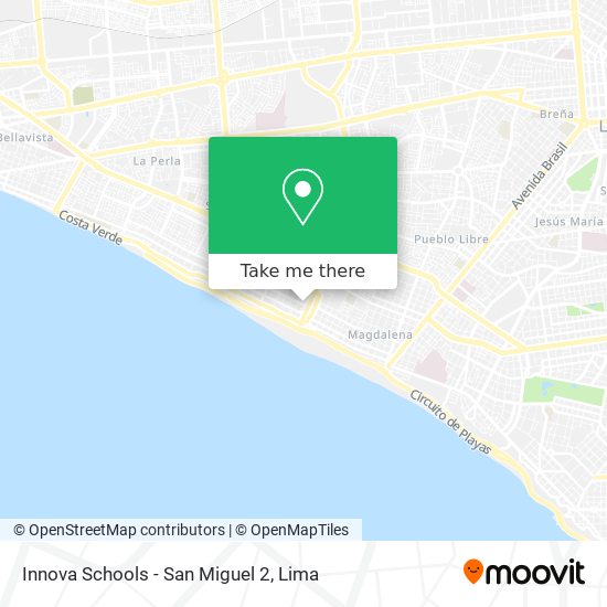 Innova Schools - San Miguel 2 map