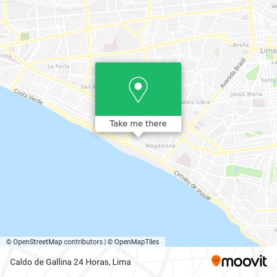 Caldo de Gallina 24 Horas map
