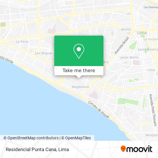 Residencial Punta Cana map