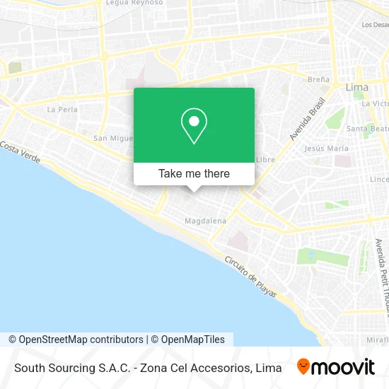 South Sourcing S.A.C. - Zona Cel Accesorios map