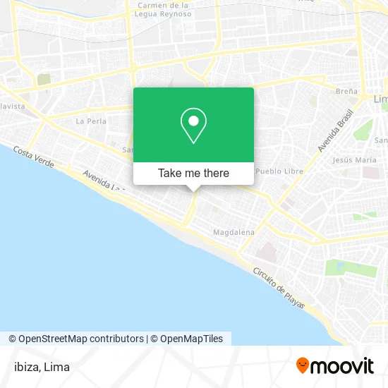 Mapa de ibiza