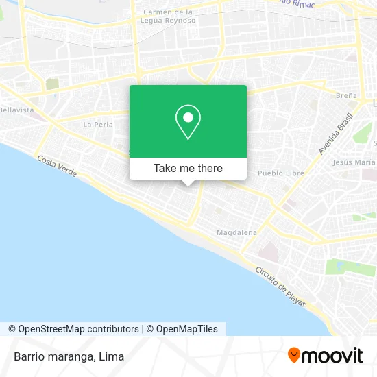 Mapa de Barrio maranga