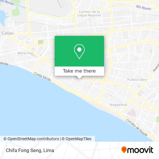 Chifa Fong Seng map