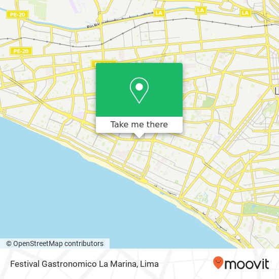 Festival Gastronomico La Marina map