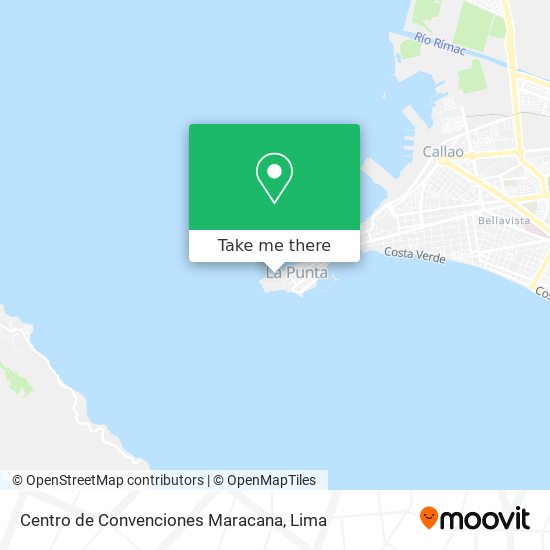 Mapa de Centro de Convenciones Maracana
