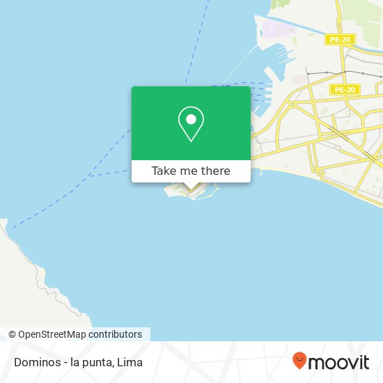 Dominos - la punta map