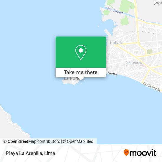 Playa La Arenilla map