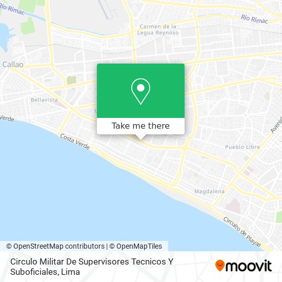Circulo Militar De Supervisores Tecnicos Y Suboficiales map