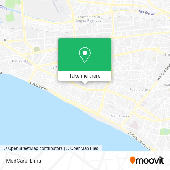 Mapa de MedCare