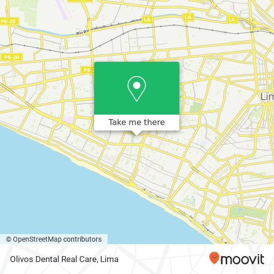 Olivos Dental Real Care map