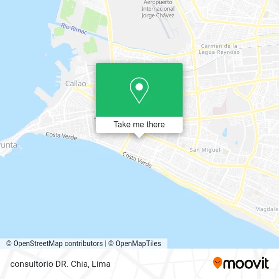 consultorio DR. Chia map