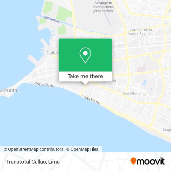 Mapa de Transtotal Callao