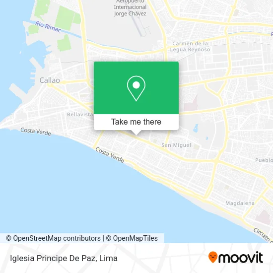 Mapa de Iglesia Principe De Paz
