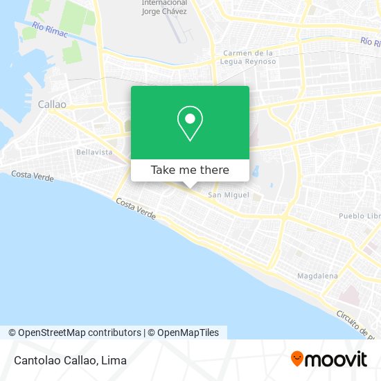 Cantolao Callao map