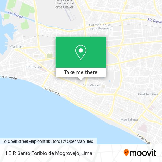 I.E.P. Santo Toribio de Mogrovejo map