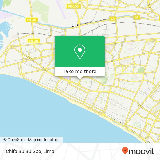 Mapa de Chifa Bu Bu Gao