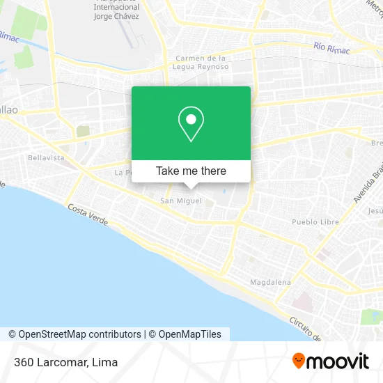 Mapa de 360 Larcomar