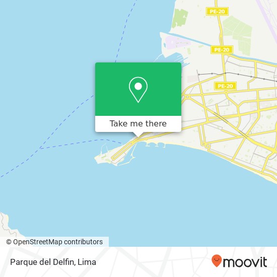 Parque del Delfin map
