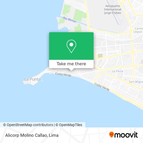 Alicorp Molino Callao map