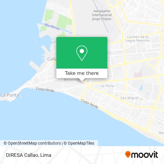 DIRESA Callao map