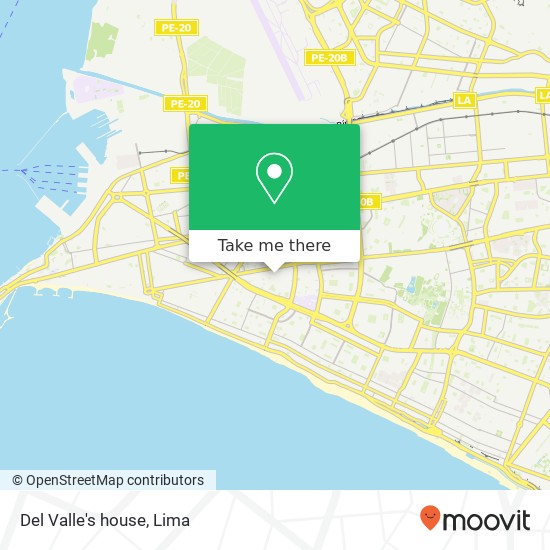 Del Valle's house map