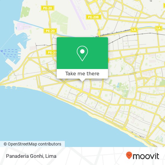 Panaderia Gonhi map