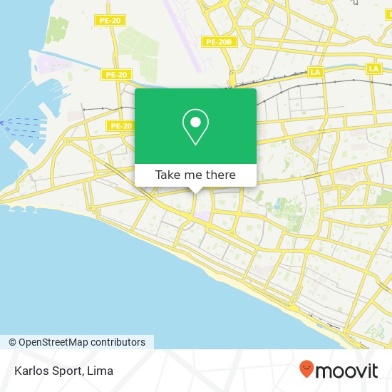 Karlos Sport map