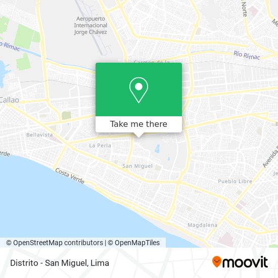 Distrito - San Miguel map