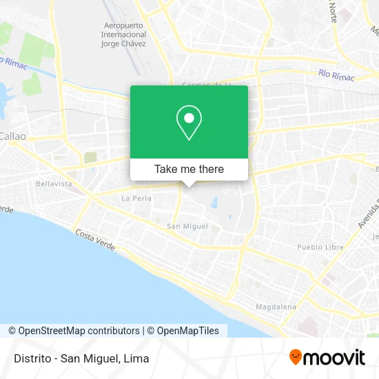 Mapa de Distrito - San Miguel
