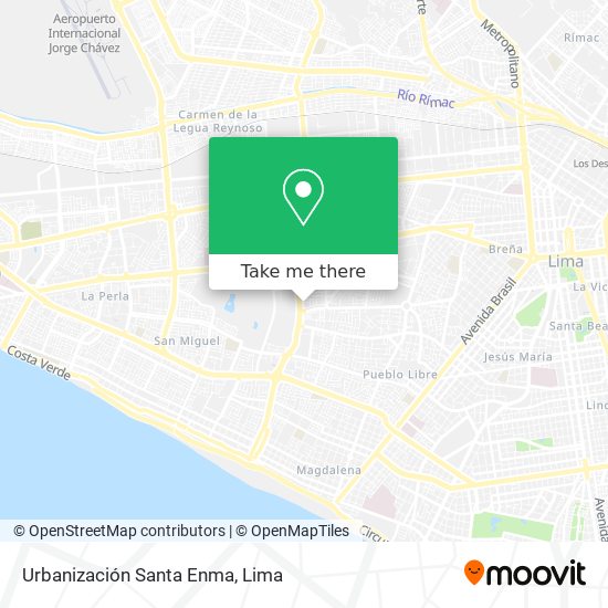Urbanización Santa Enma map