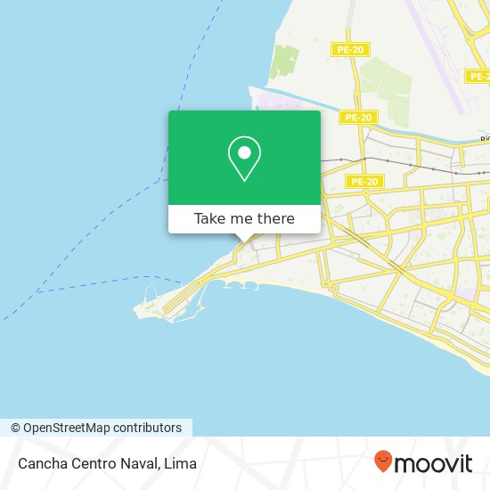Cancha Centro Naval map