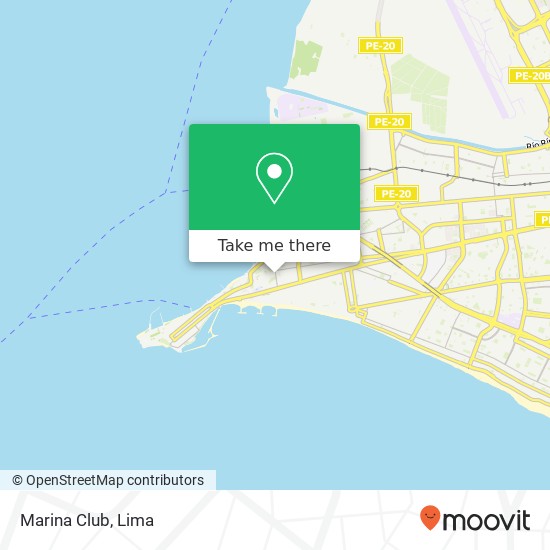 Marina Club map