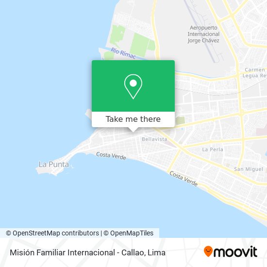 Misión Familiar Internacional - Callao map