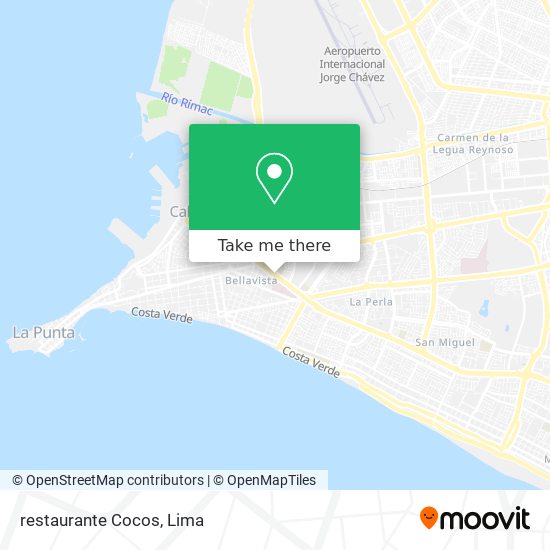 restaurante Cocos map