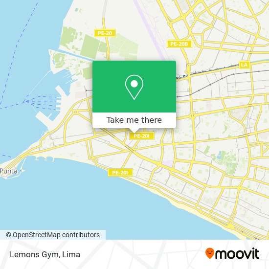 Mapa de Lemons Gym