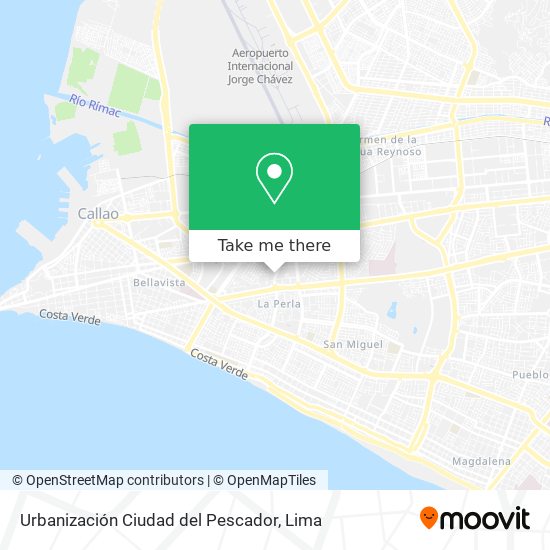 Urbanización Ciudad del Pescador map