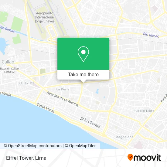 Torre Eiffel map