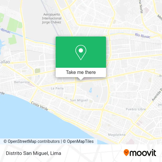 Mapa de Distrito San Miguel