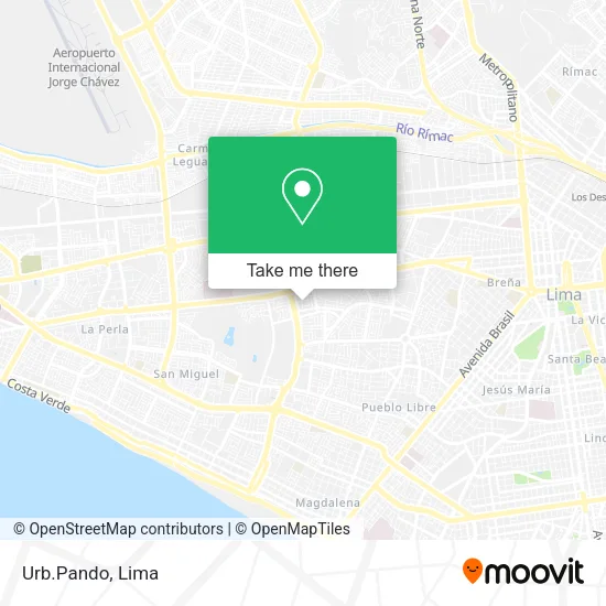 Mapa de Urb.Pando