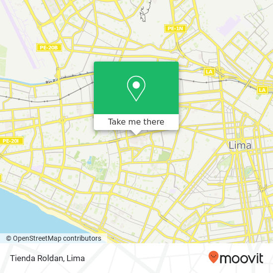 Tienda Roldan map