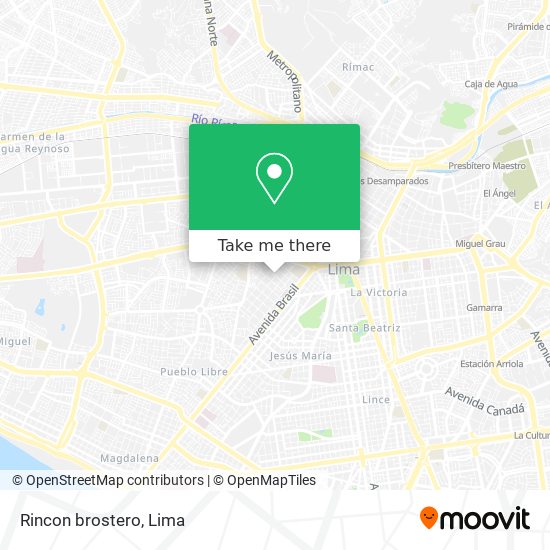 Mapa de Rincon brostero