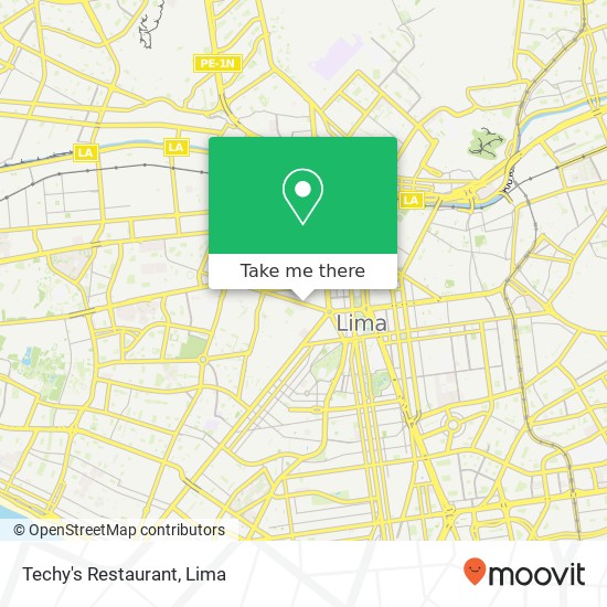 Techy's Restaurant map