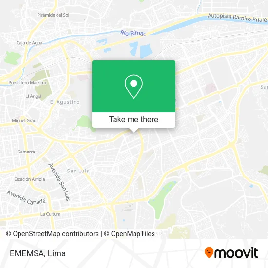 Mapa de EMEMSA
