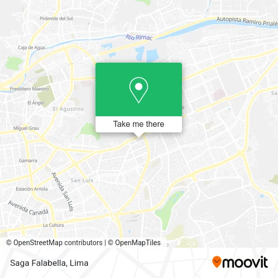 Mapa de Saga Falabella